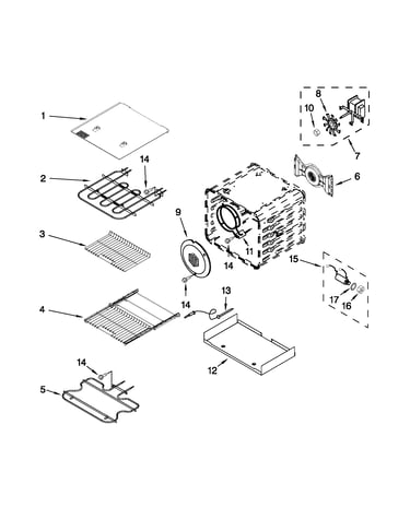Internal oven parts
