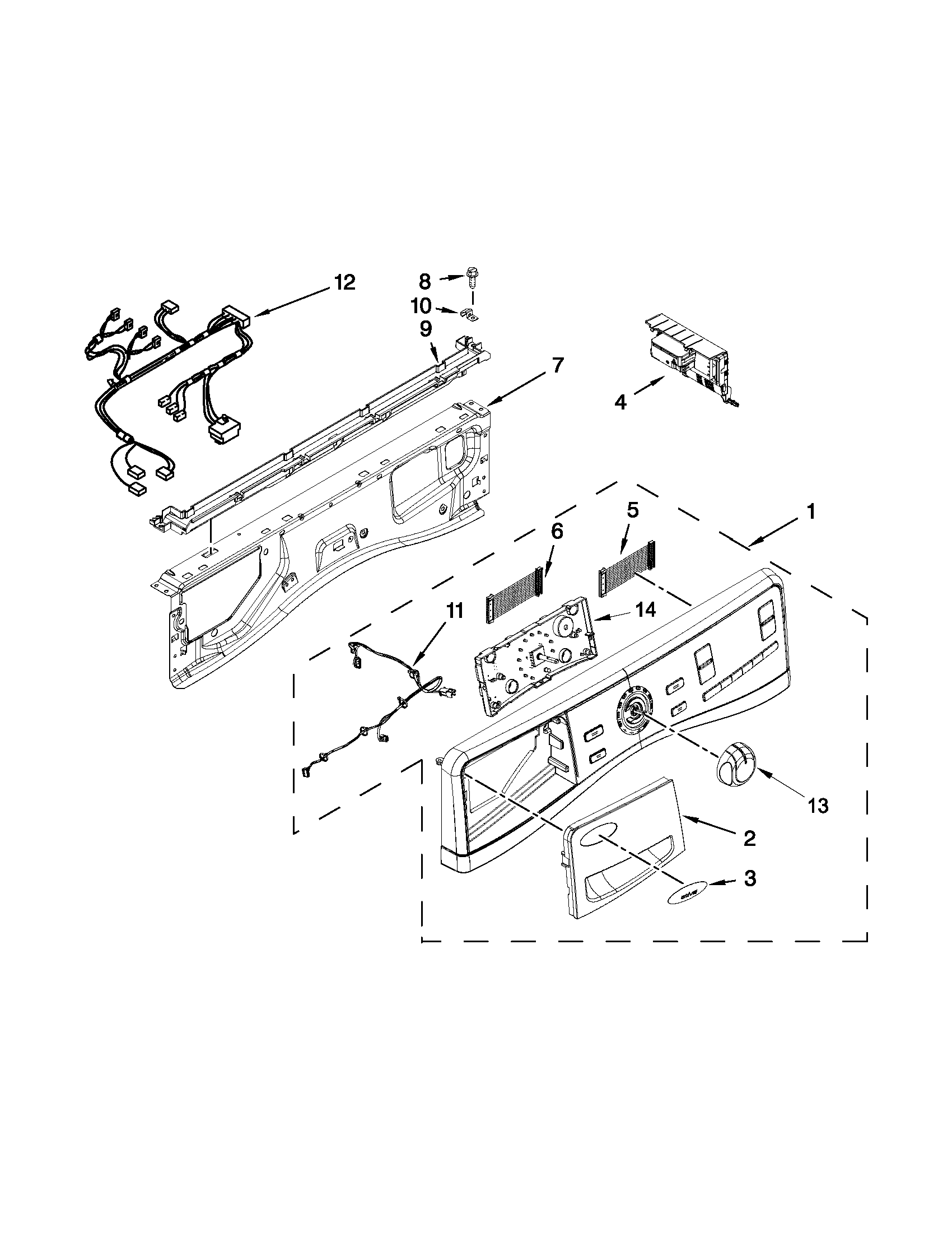 Control panel parts