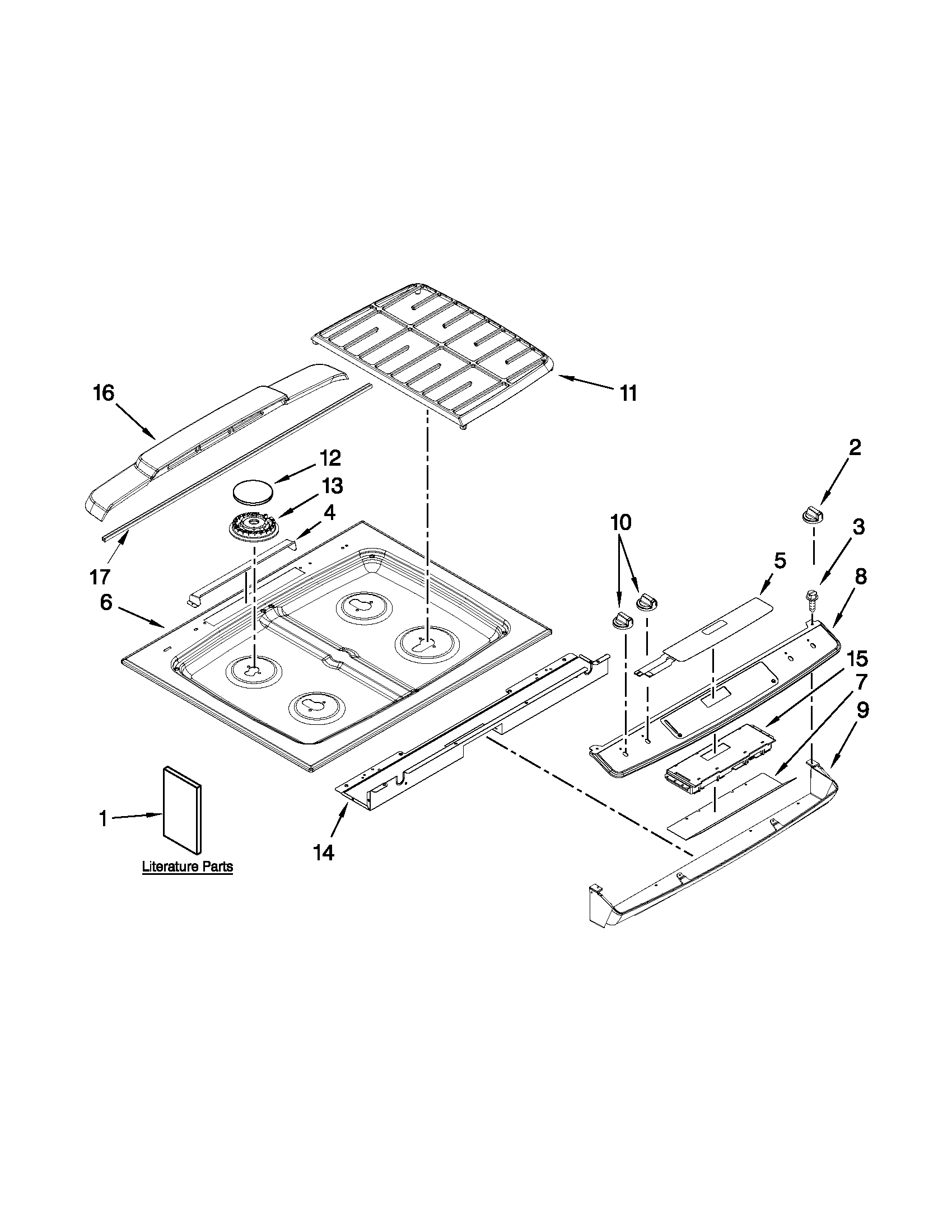 Cooktop parts