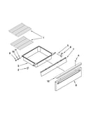 Drawer and rack parts