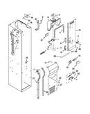 Freezer liner and air flow parts
