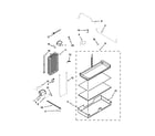 KitchenAid KSSO48FTX16 lower unit and tube parts diagram