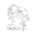 Whirlpool GX2FHDXVQ05 freezer liner parts diagram