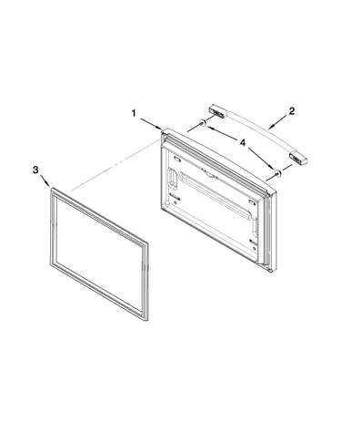 Freezer door parts