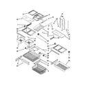 Whirlpool GX2FHDXVQ05 shelf parts diagram