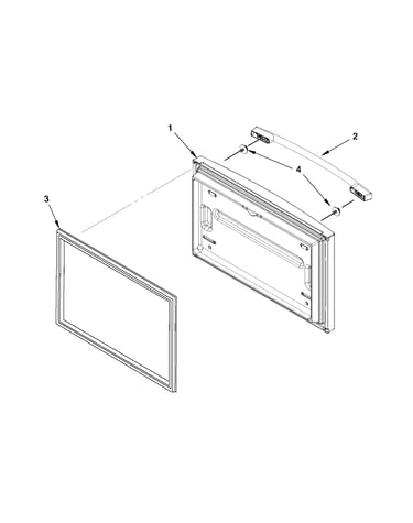 Freezer door parts