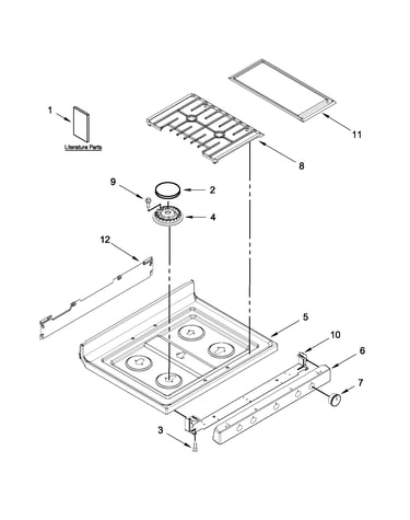 Cooktop parts