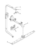 Upper wash and rinse parts