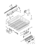 Upper rack and track parts