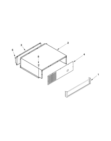 Top grille and unit cover parts