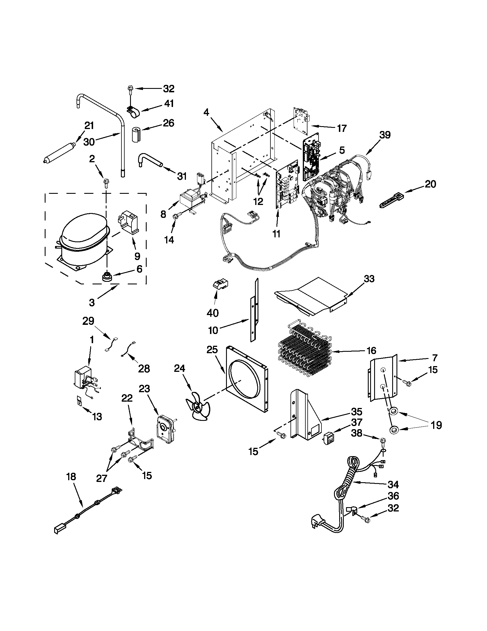 Upper unit parts
