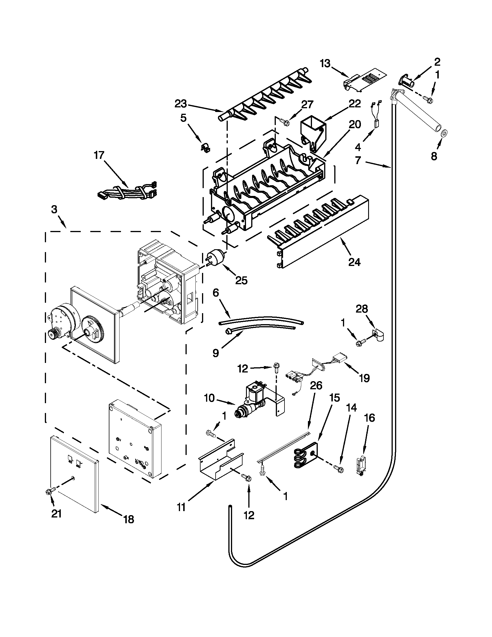 Ice maker parts