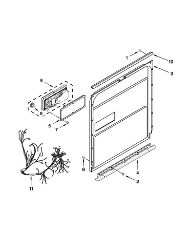 Inner door parts