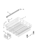 Upper rack and track parts