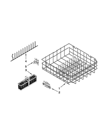 Lower rack parts