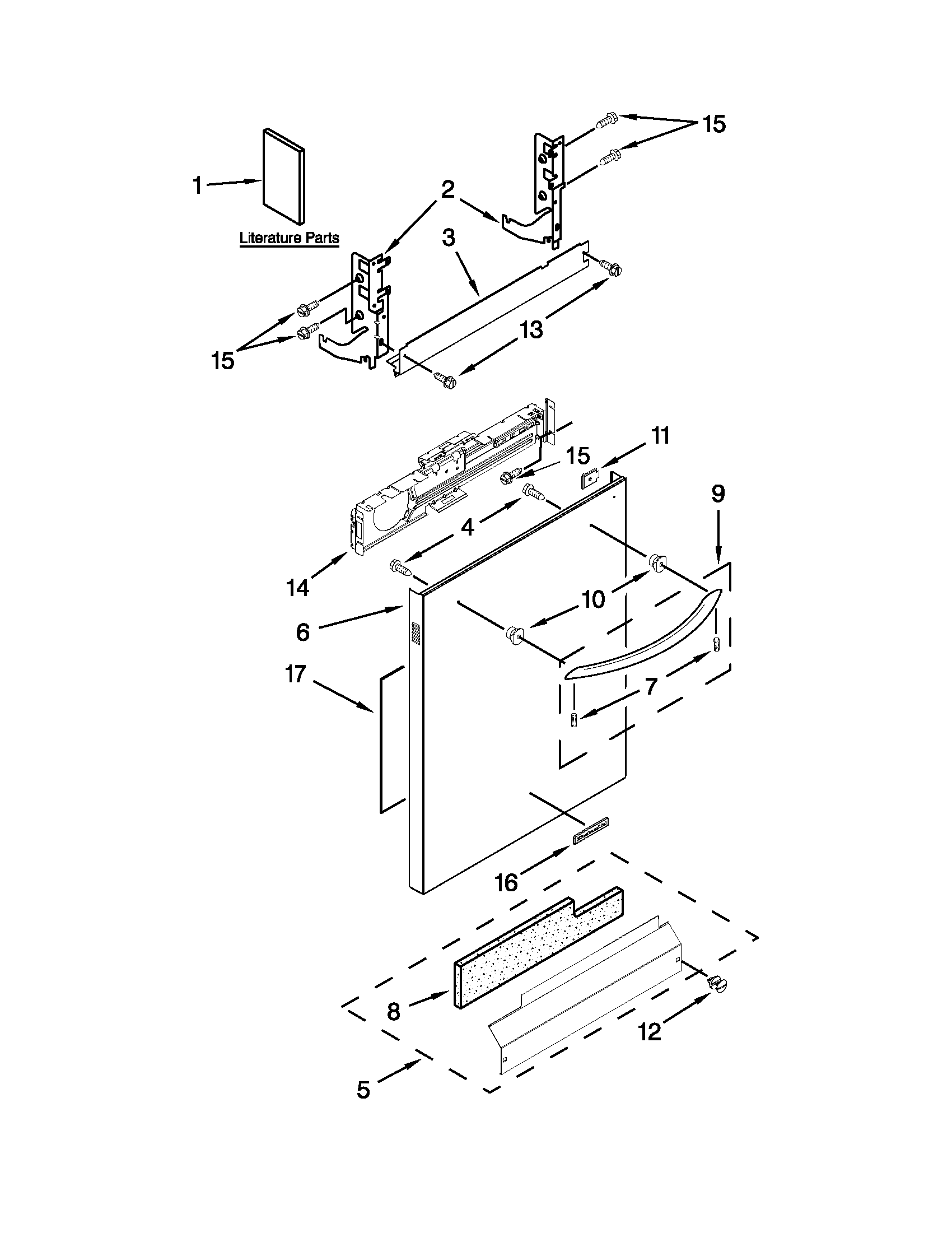 Door panel parts