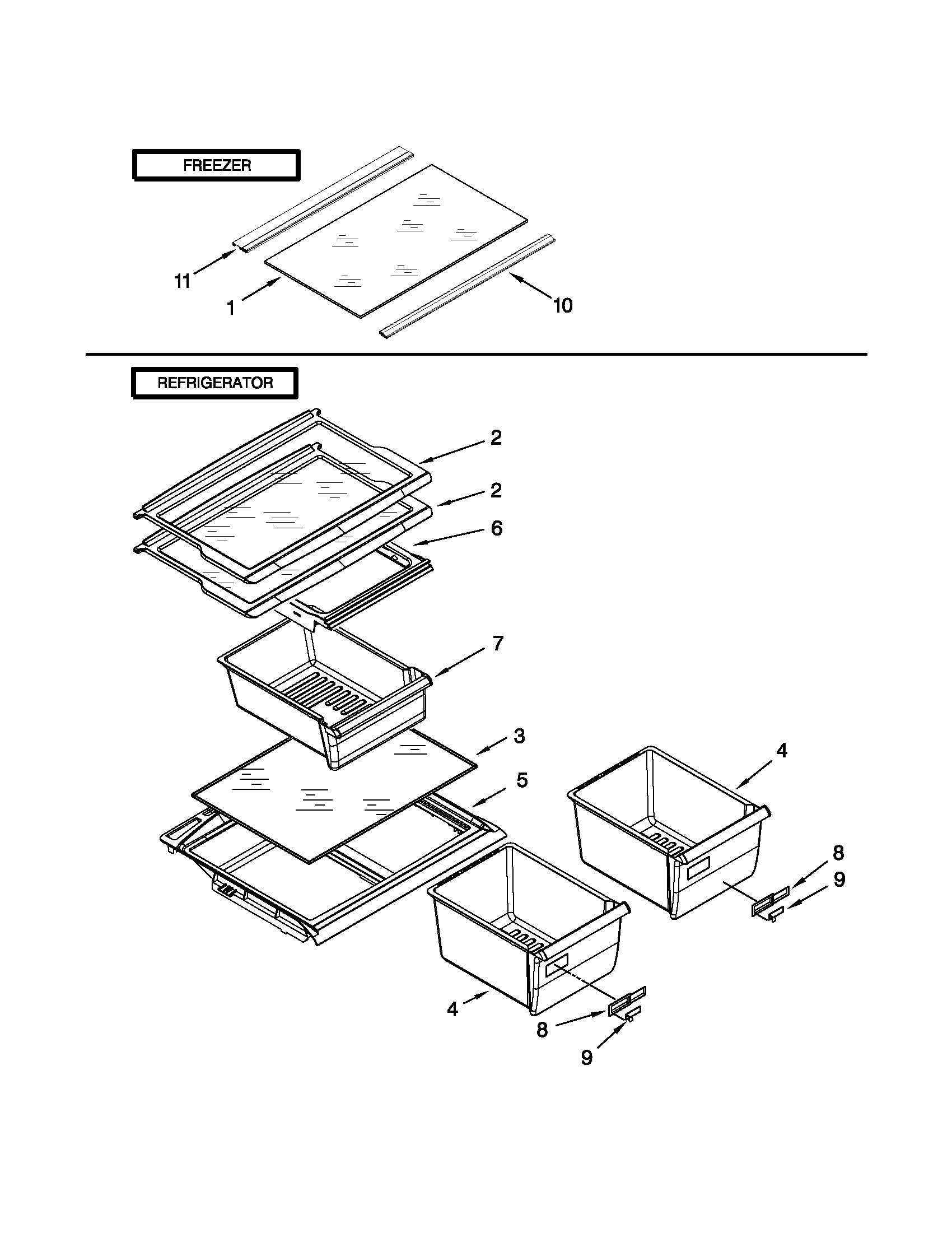 SHELF PARTS