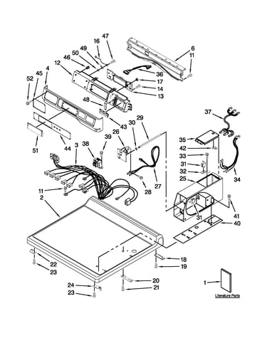 Top and console parts