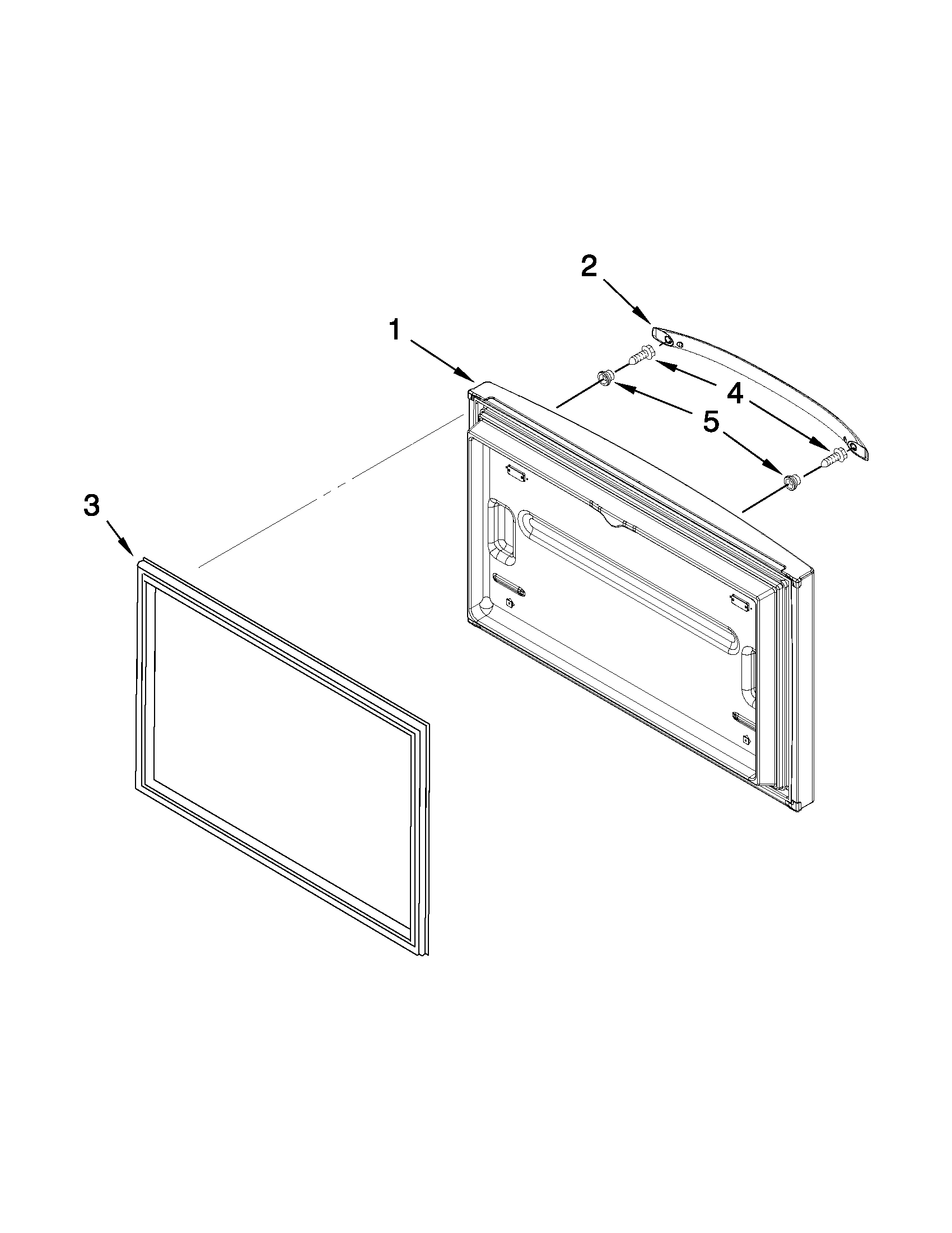 Freezer door parts