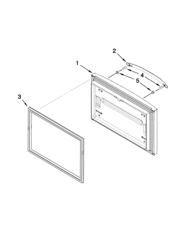 Freezer door parts