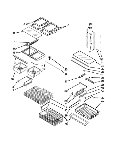 Shelf parts