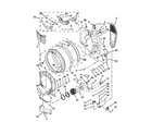 Maytag MGD6000XW1 bulkhead parts diagram