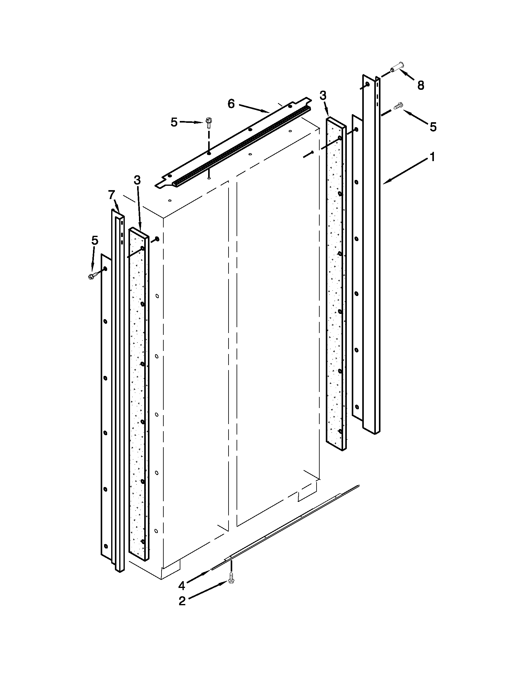 Cabinet trim parts