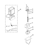 Motor and ice container parts
