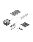 Freezer shelf parts