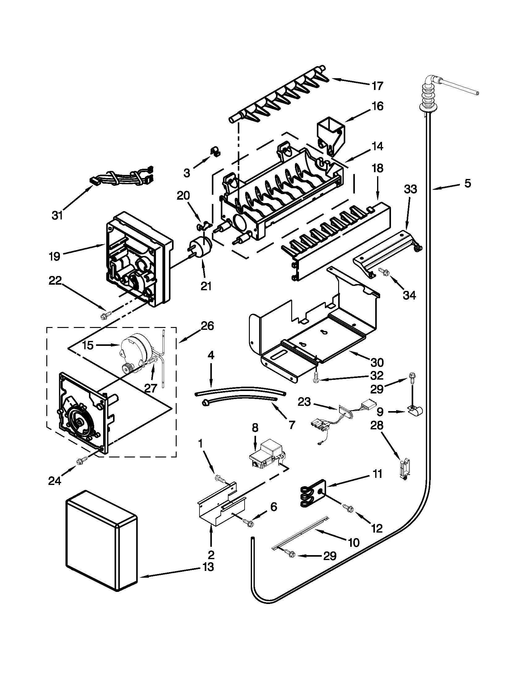 Icemaker parts