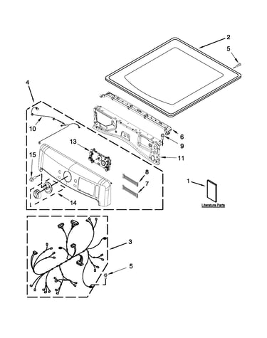 Top and console parts