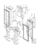 Refrigerator door parts