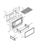 Freezer door and basket parts