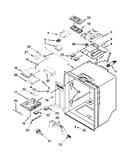 Refrigerator liner parts