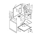 Maytag YMET3800XW1 washer cabinet parts diagram