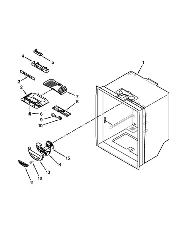 Refrigerator liner parts