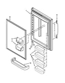 Refrigerator door