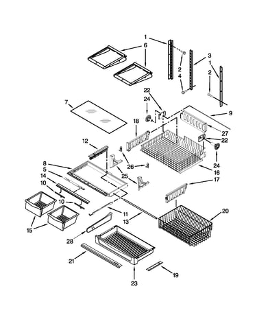 Shelf parts