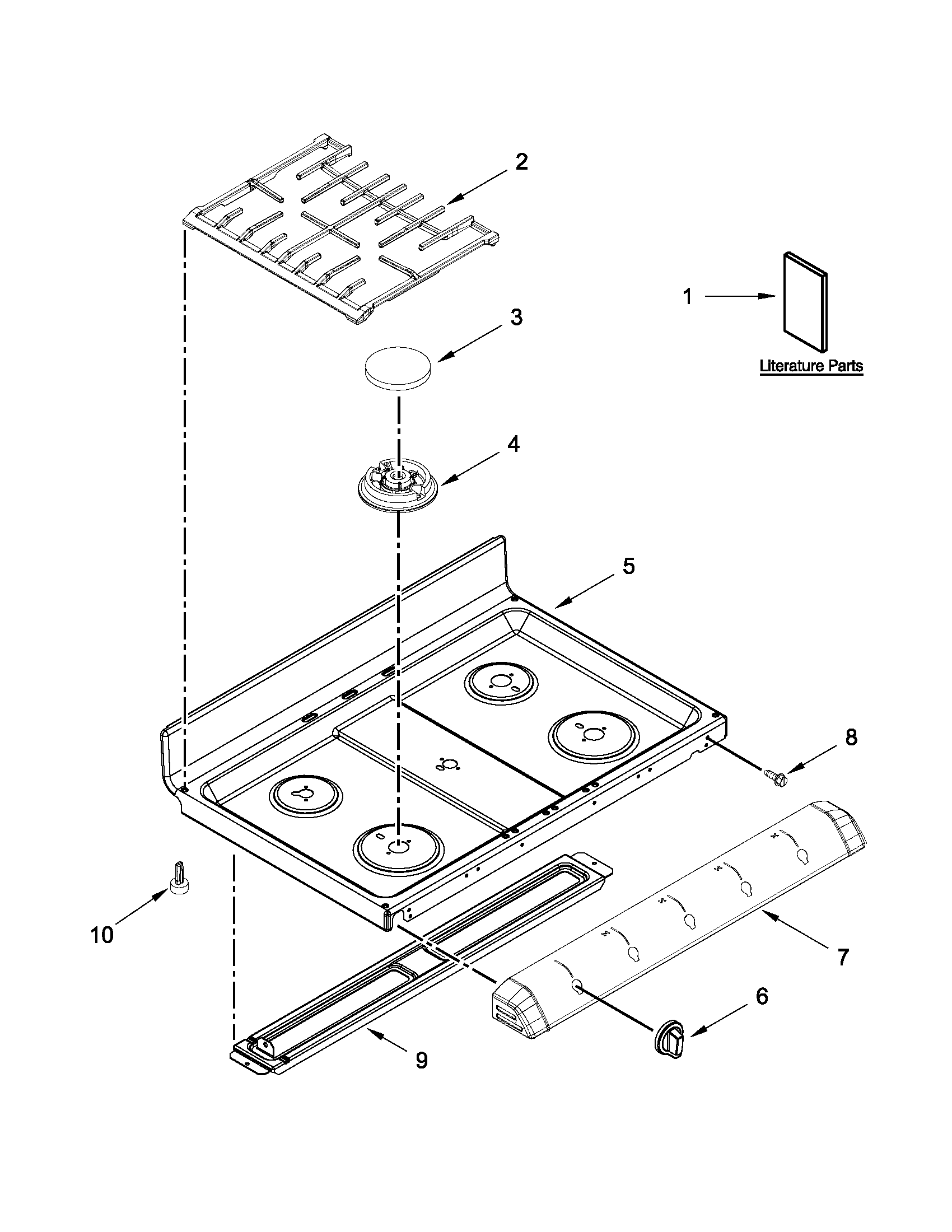 Cooktop parts
