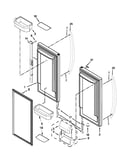 Refrigerator door parts