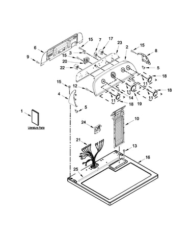 Top and console parts