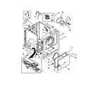 Whirlpool WGD4890BW0 cabinet parts diagram