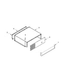 Top grille and unit cover parts