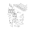 KitchenAid KGRS505XWH05 manifold parts diagram