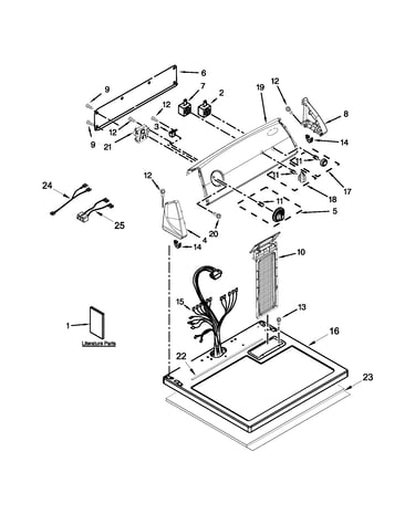 Top and console parts