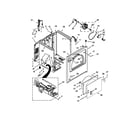 Whirlpool 7MMGDC300BW0 cabinet parts diagram