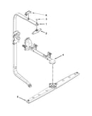 Upper wash and rinse parts