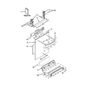 KitchenAid KUDE70FXWH6 door and panel parts diagram