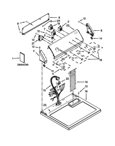 Top and console parts