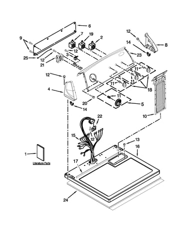 Top and console parts